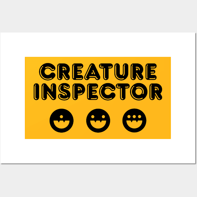 Creature Inspector Wall Art by ziggycashmere